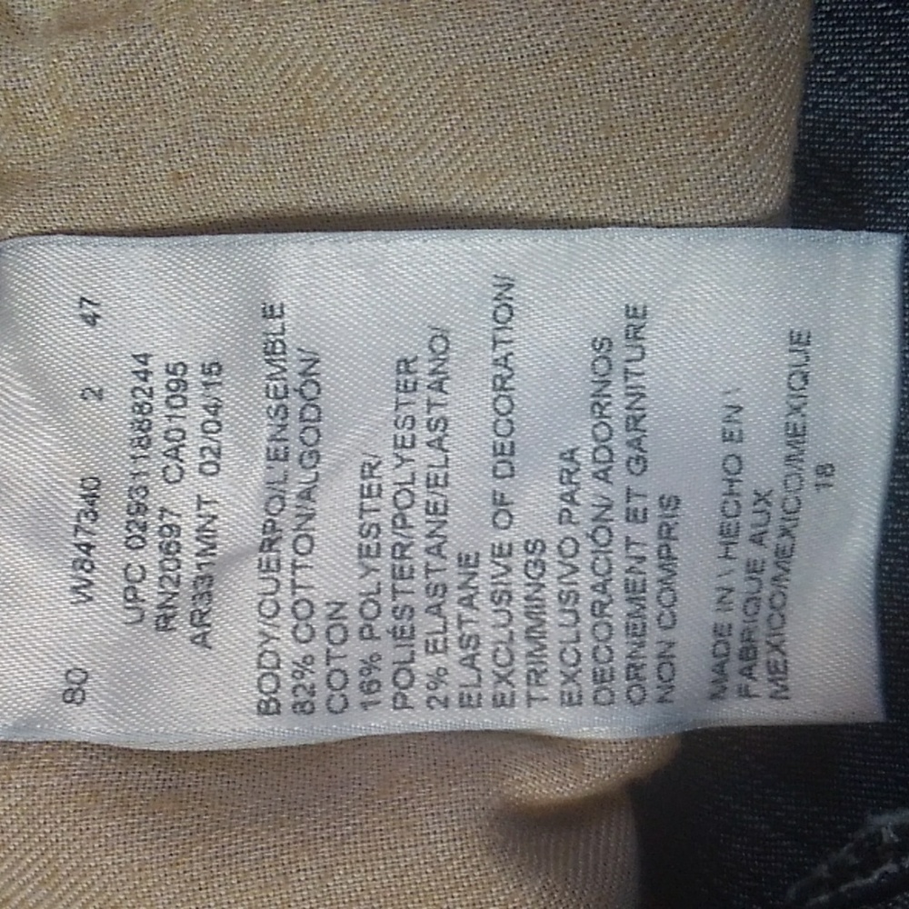 Women Genuine Dickies Relaxed Plus Size Stretch Denim Shorts Sz 18 - Picture 6 of 8